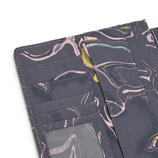 Portefeuilles Kipling Money Land Printed Snap Wallet Grise | FR 1033TC
